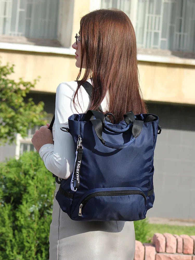 3-In-1 Fashion Backpack for Women - Lightweight Shoulder Bag - Travel Detail - Capacity 12 Liter