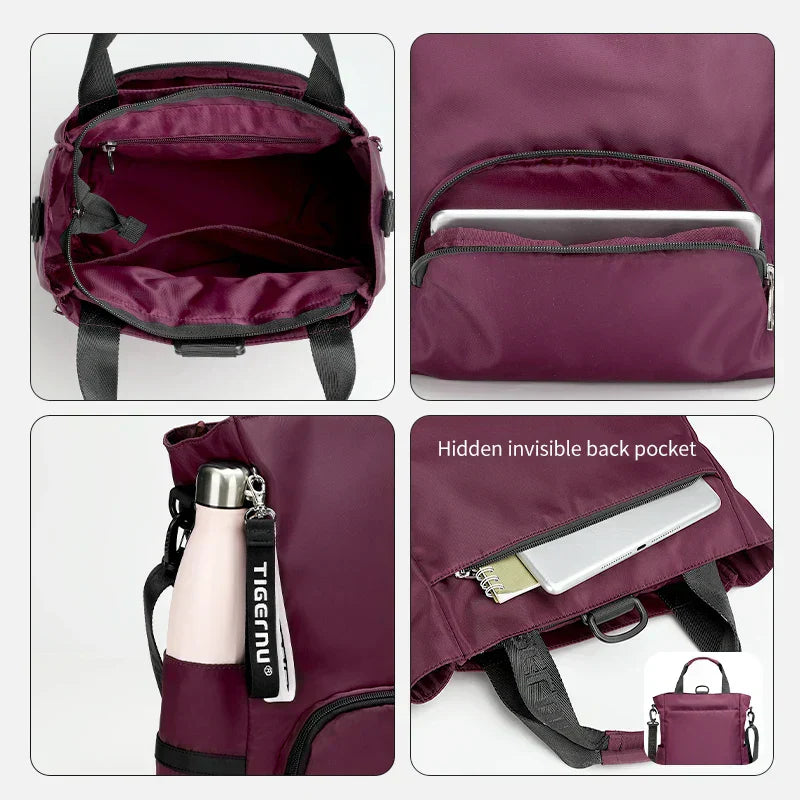 3-In-1 Fashion Backpack for Women - Lightweight Shoulder Bag - Travel Detail - Capacity 12 Liter
