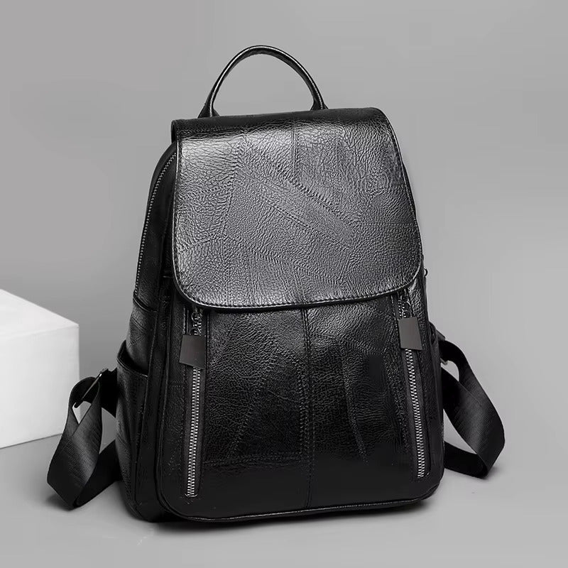 Stylish leather ladies backpack | Theft-proof bag | Roswitha