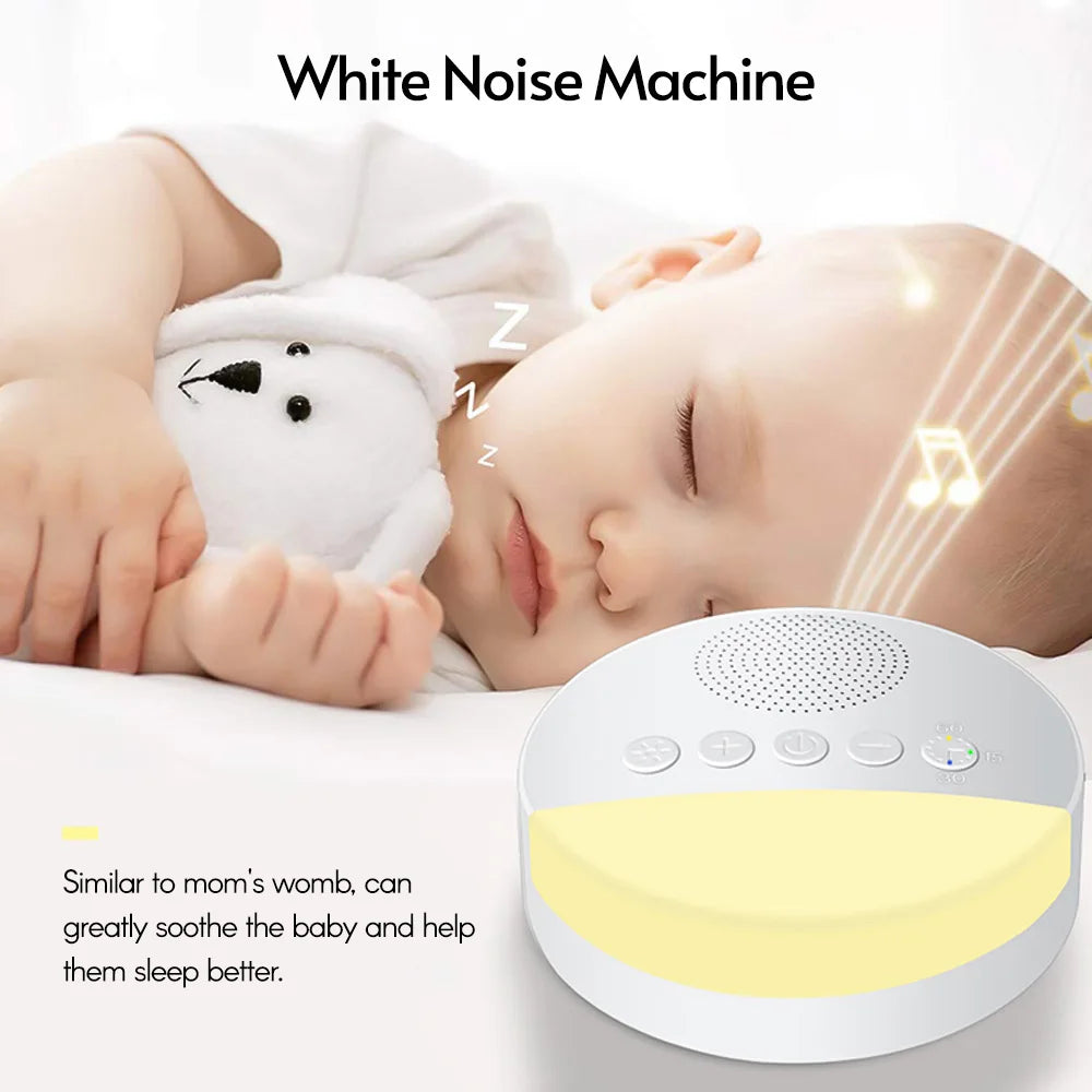 The DreamySnooze white noise machine - For peaceful nights and happy babies