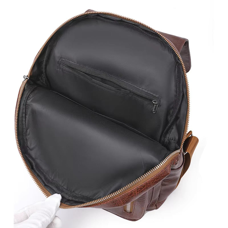 Stylish leather ladies backpack | Theft-proof bag | Roswitha