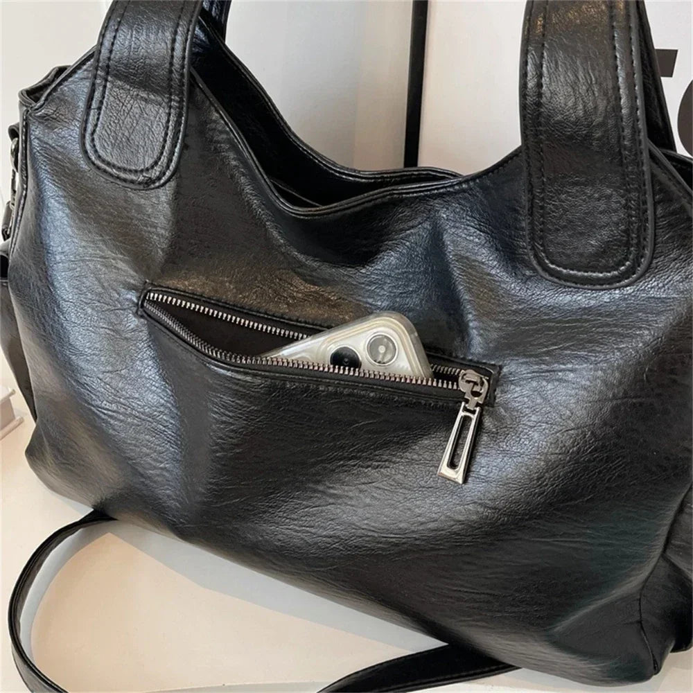 Aliona - School Bag With Shoulder Strap And Zipper Closure