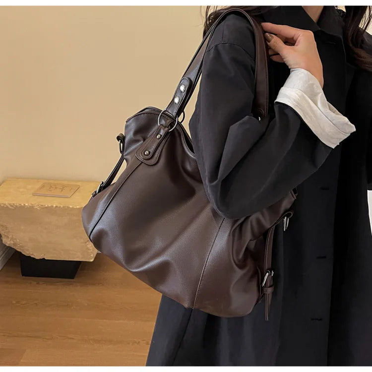 Lunelle - Large soft leather bag
