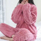 Warm Fleece Pajama Set for Women