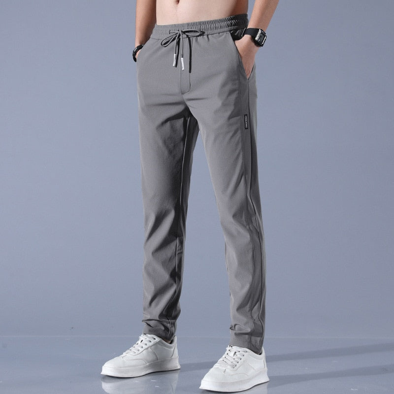 Liam Men's Casual Pants - Breathable & Comfortable with Elastic Waistband and Loose Fit