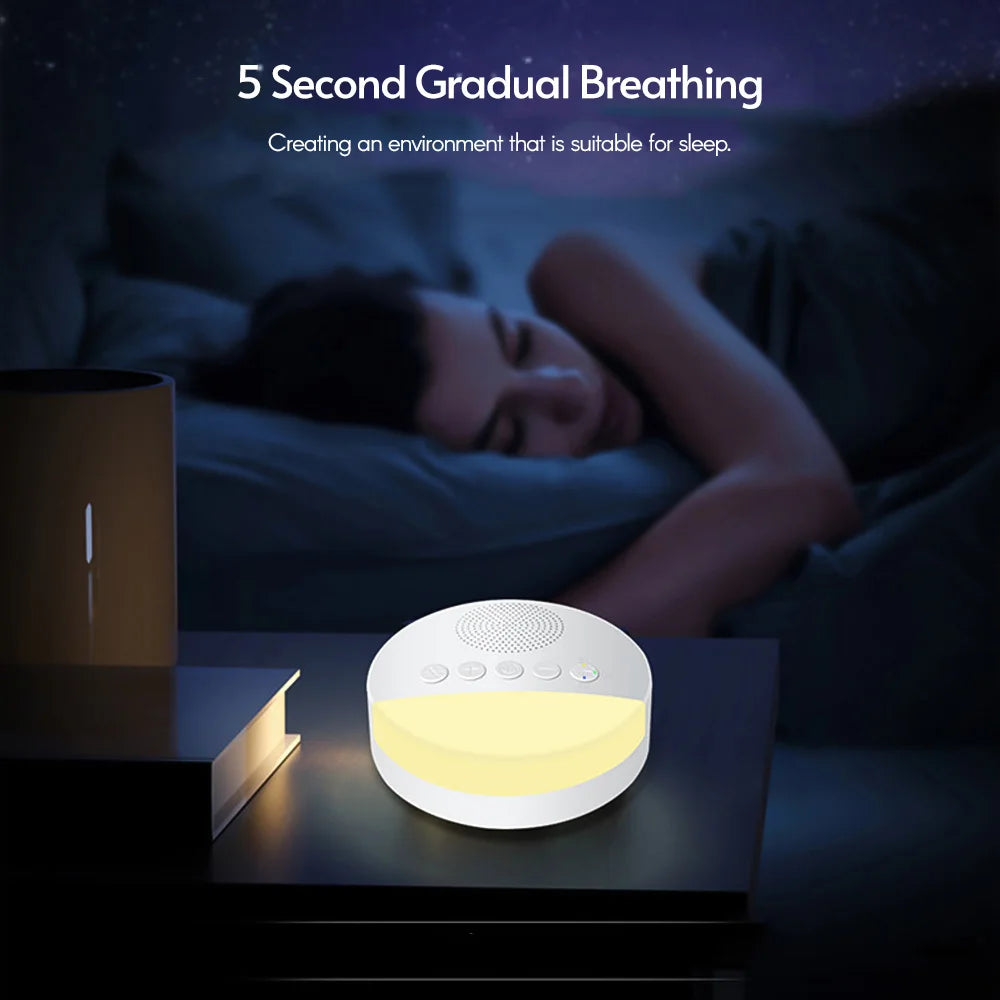 The DreamySnooze white noise machine - For peaceful nights and happy babies