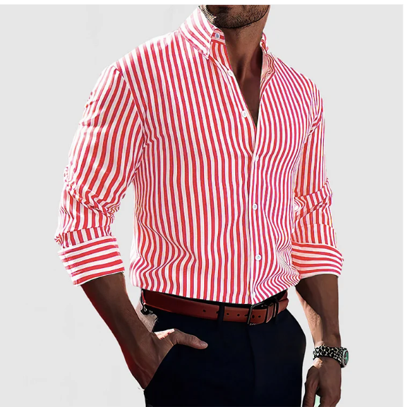 Striped cotton shirt - Timothy