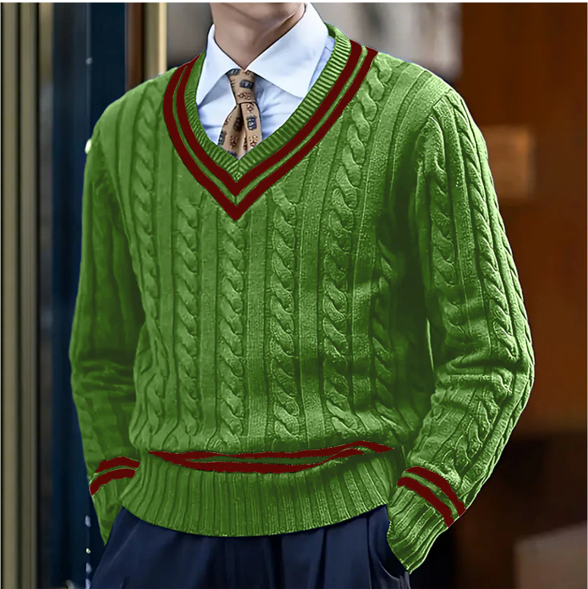 Floris | Stylish V-neck Sweater