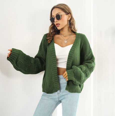Luxurious, long-sleeved and warm women's sweater
