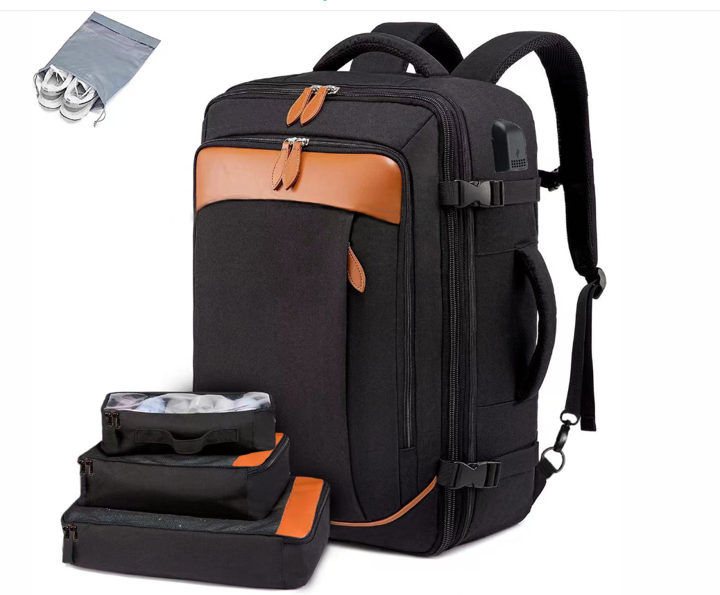 Versatile waterproof business laptop backpack for men