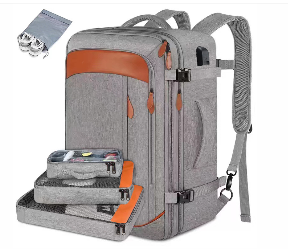Versatile waterproof business laptop backpack for men