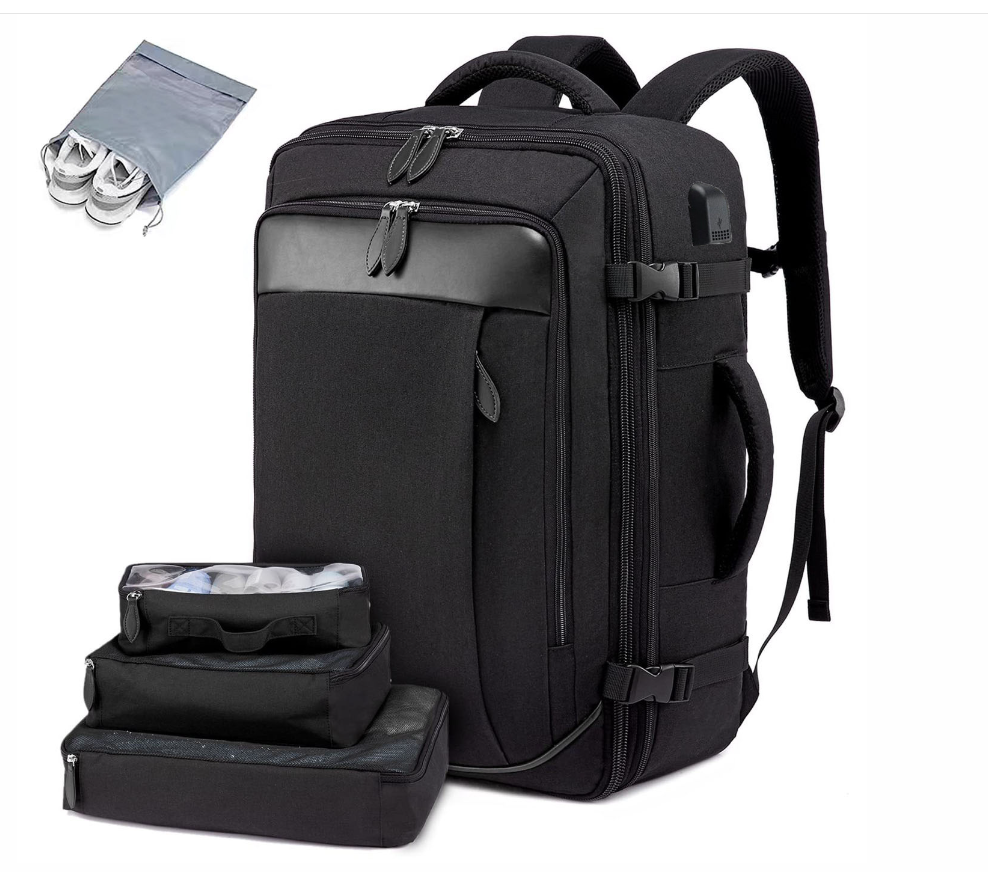 Versatile waterproof business laptop backpack for men