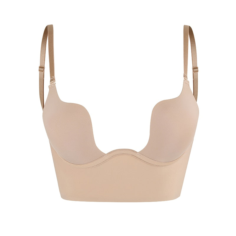 Madelyn Women's Bra - Seamless Backless Bra with Invisible Support and Comfortable Fit