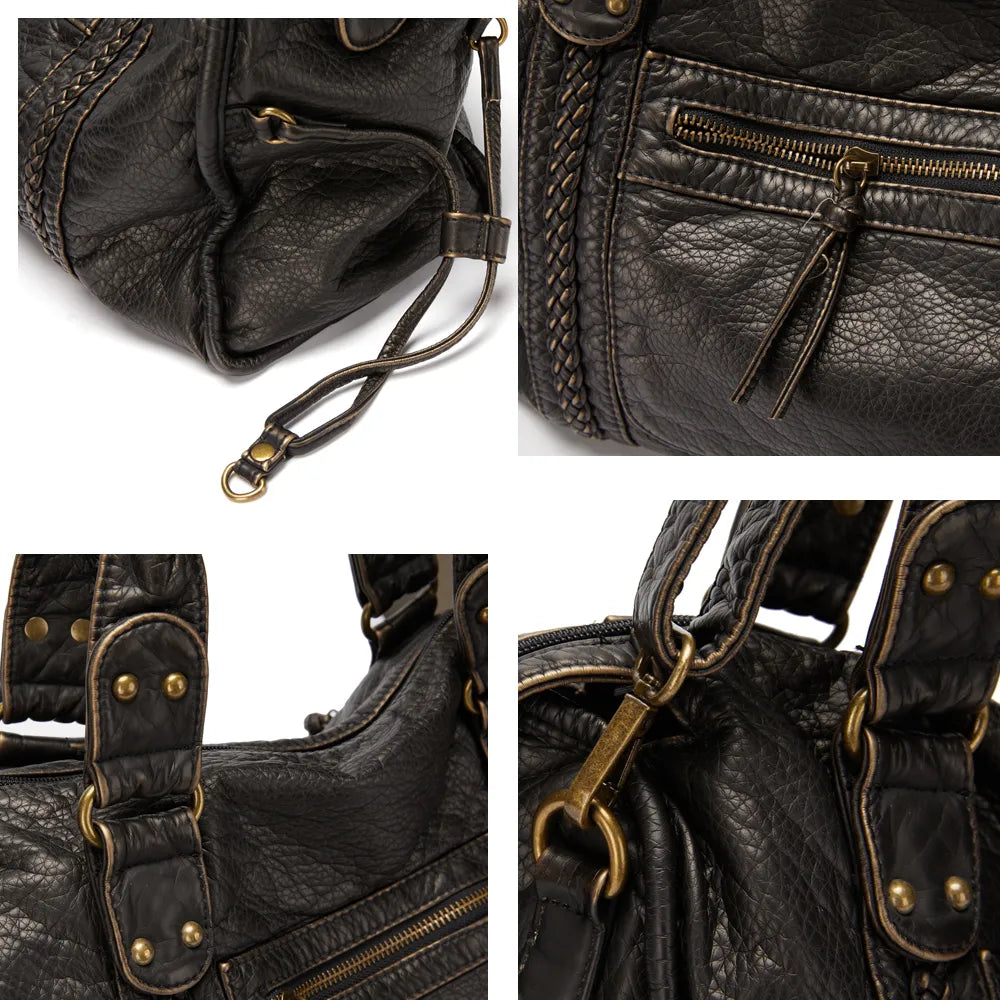 Black Course Handbag - RACHEL