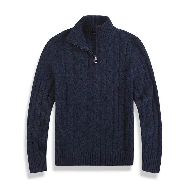 Stylish Old Money Half Zip Sweater