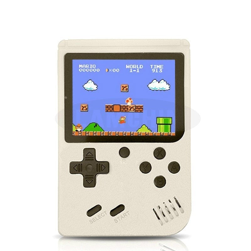 Přenosná retro herní konzole s 400 hrami