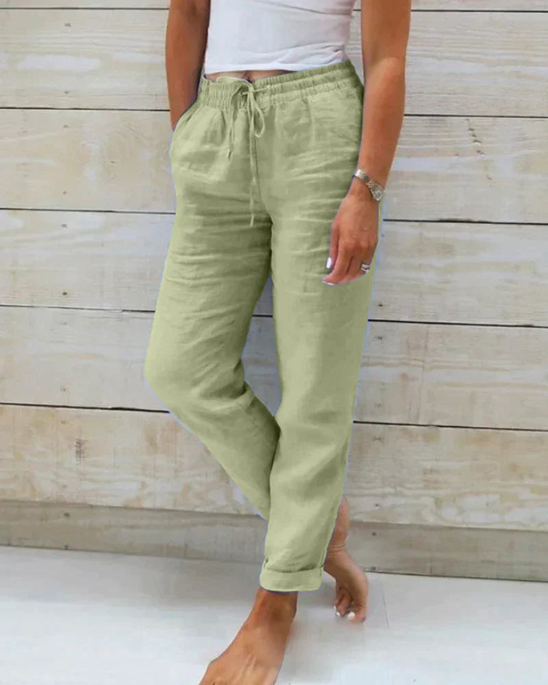 Stacy - women's linen pants