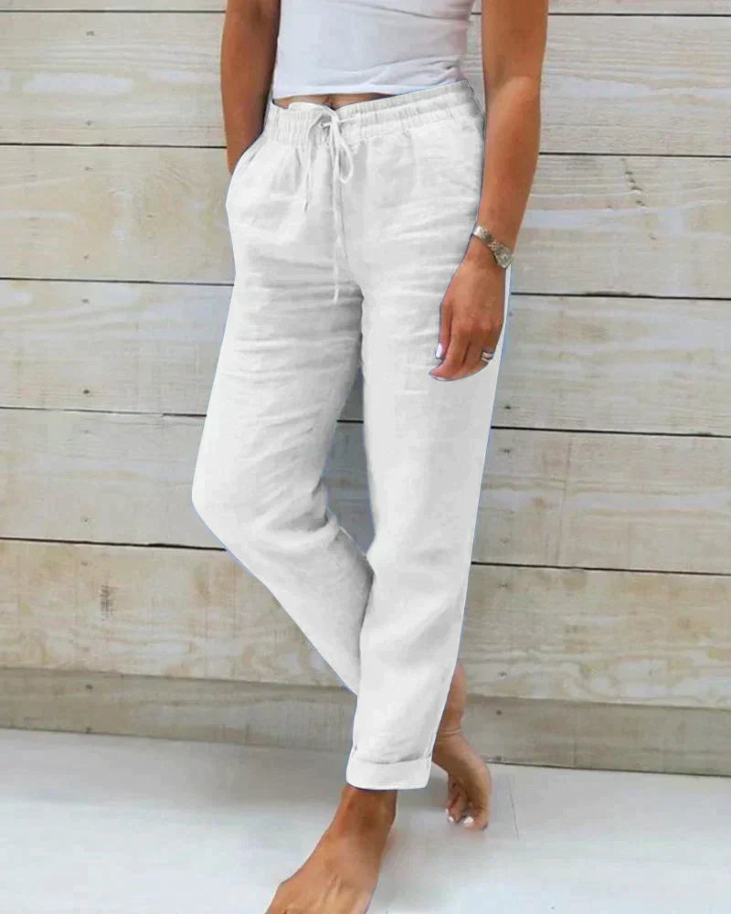 Stacy - women's linen pants