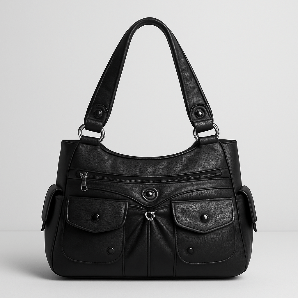 Women - Shoulder bag - Fashionable tote bag made of faux leather