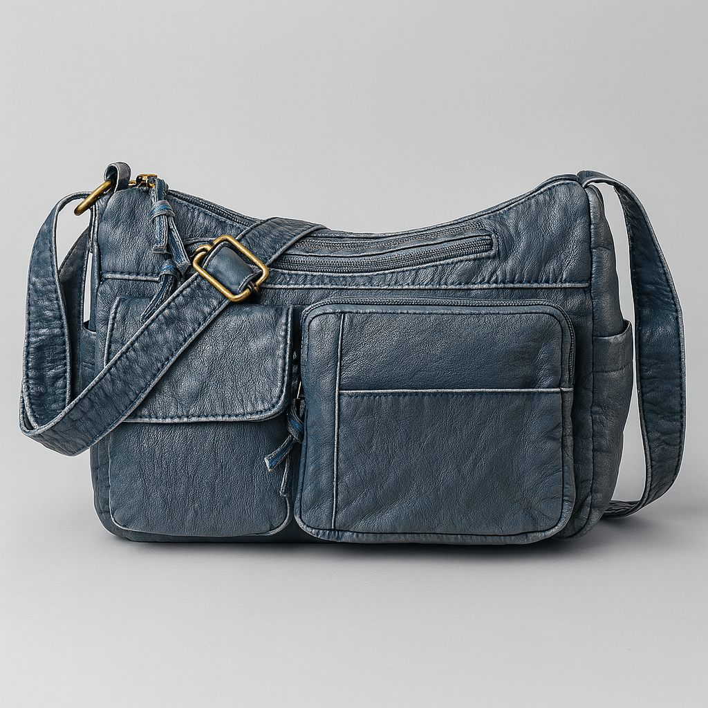 Women - Shoulder bag - Vintage PU leather multi-pocket
