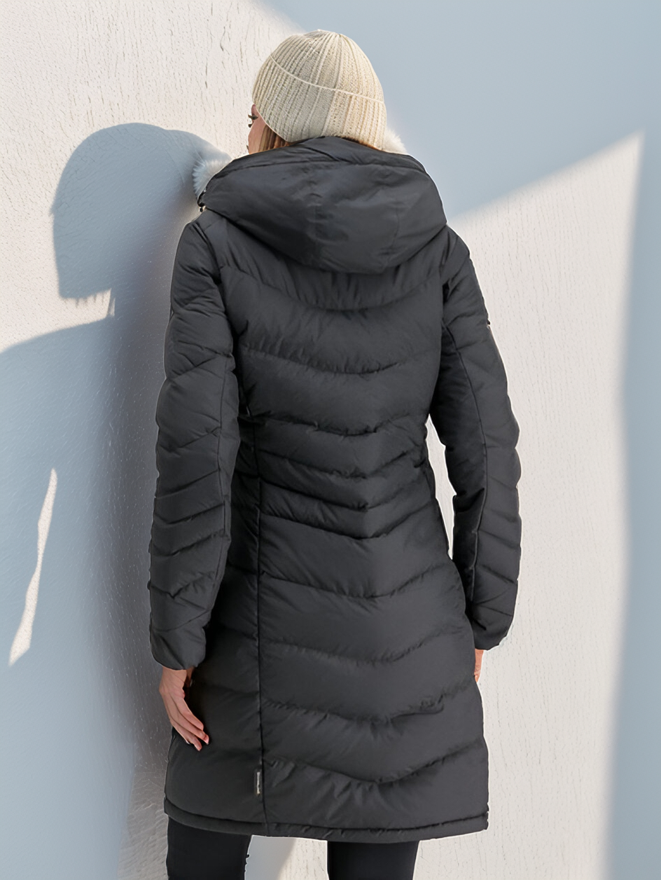 Eva Long padded coat - Warm, lightweight and water-repellent