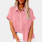 Vivi - Women’s Breathable Cotton Linen Button-Up Blouse
