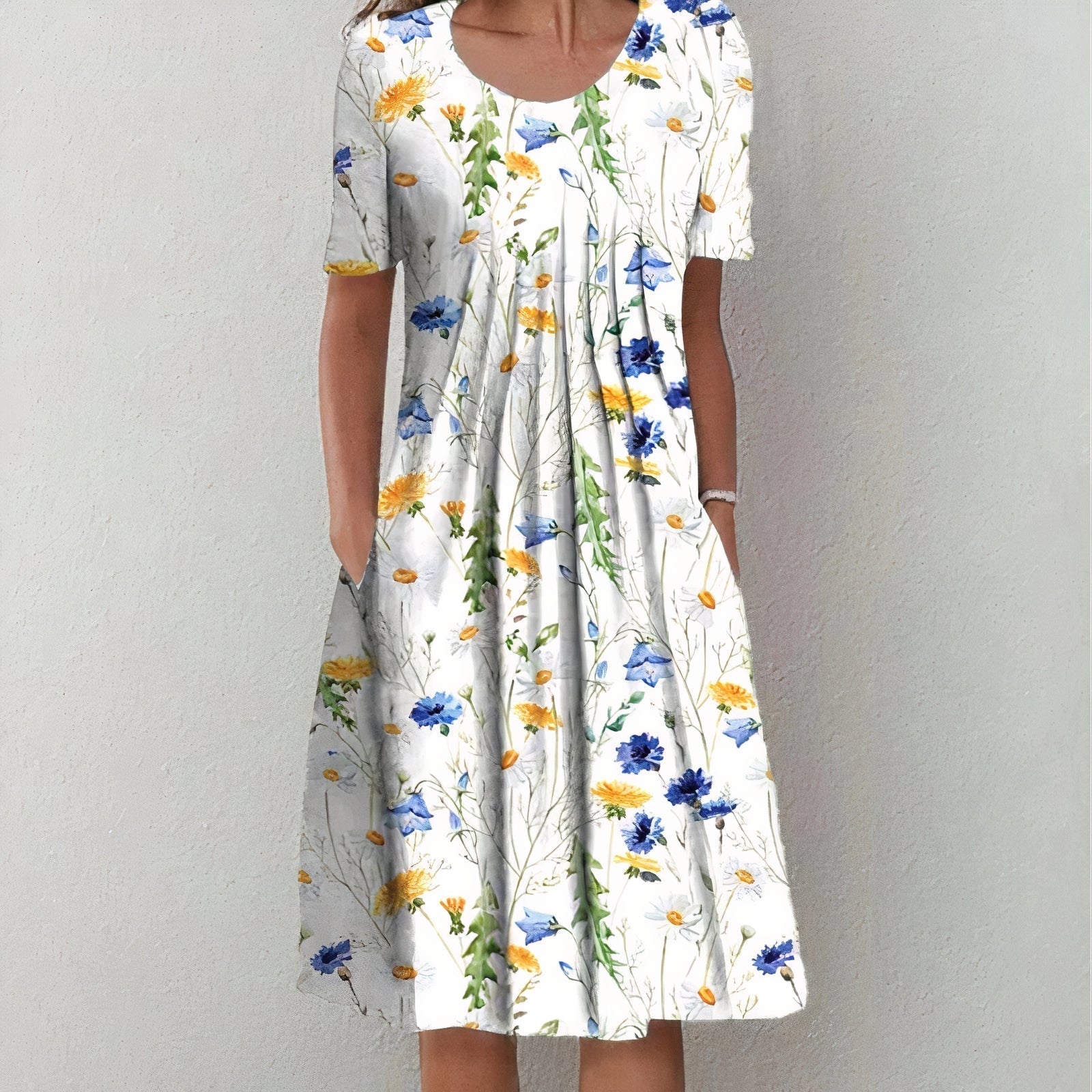 Ulla Women's Summer Dress - Elegant Cotton Dress with Breathable Comfort and Timeless Design