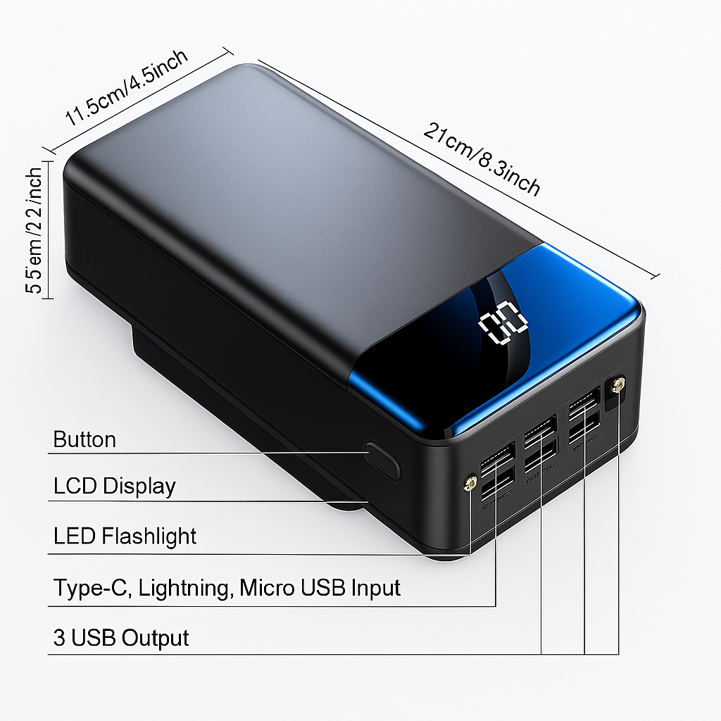  Power Bank 50,000mAh