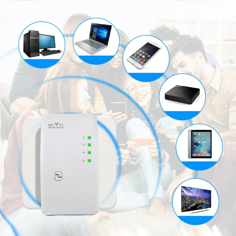 Wireless WIFI signal booster - Reliable internet amplification for home and office