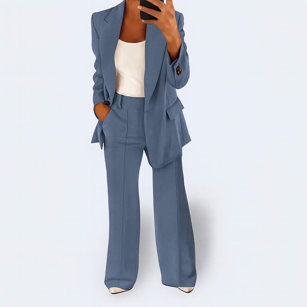  Chic Blazer Set blue