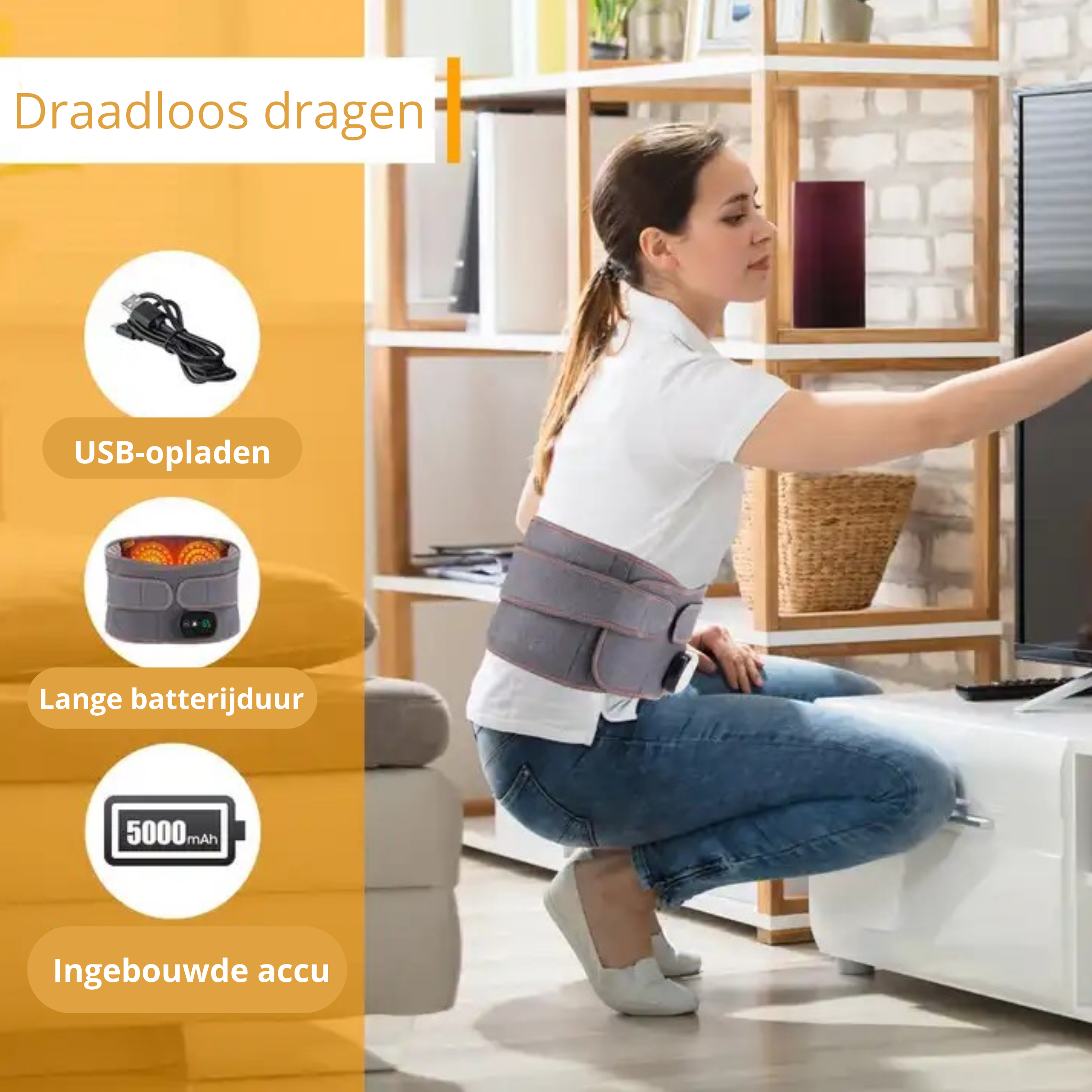 Calor infrarrojo - Parte baja de la espalda