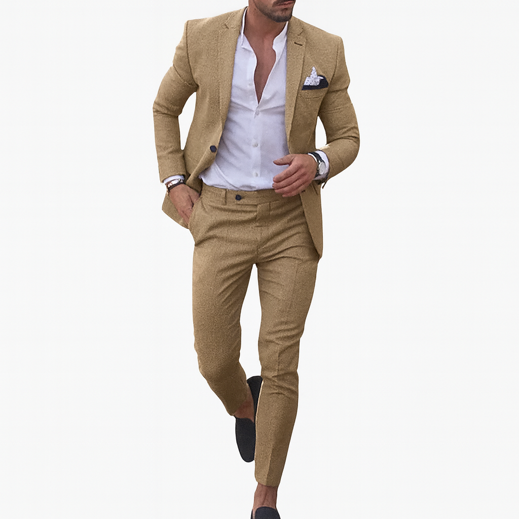 Linen Suit beige