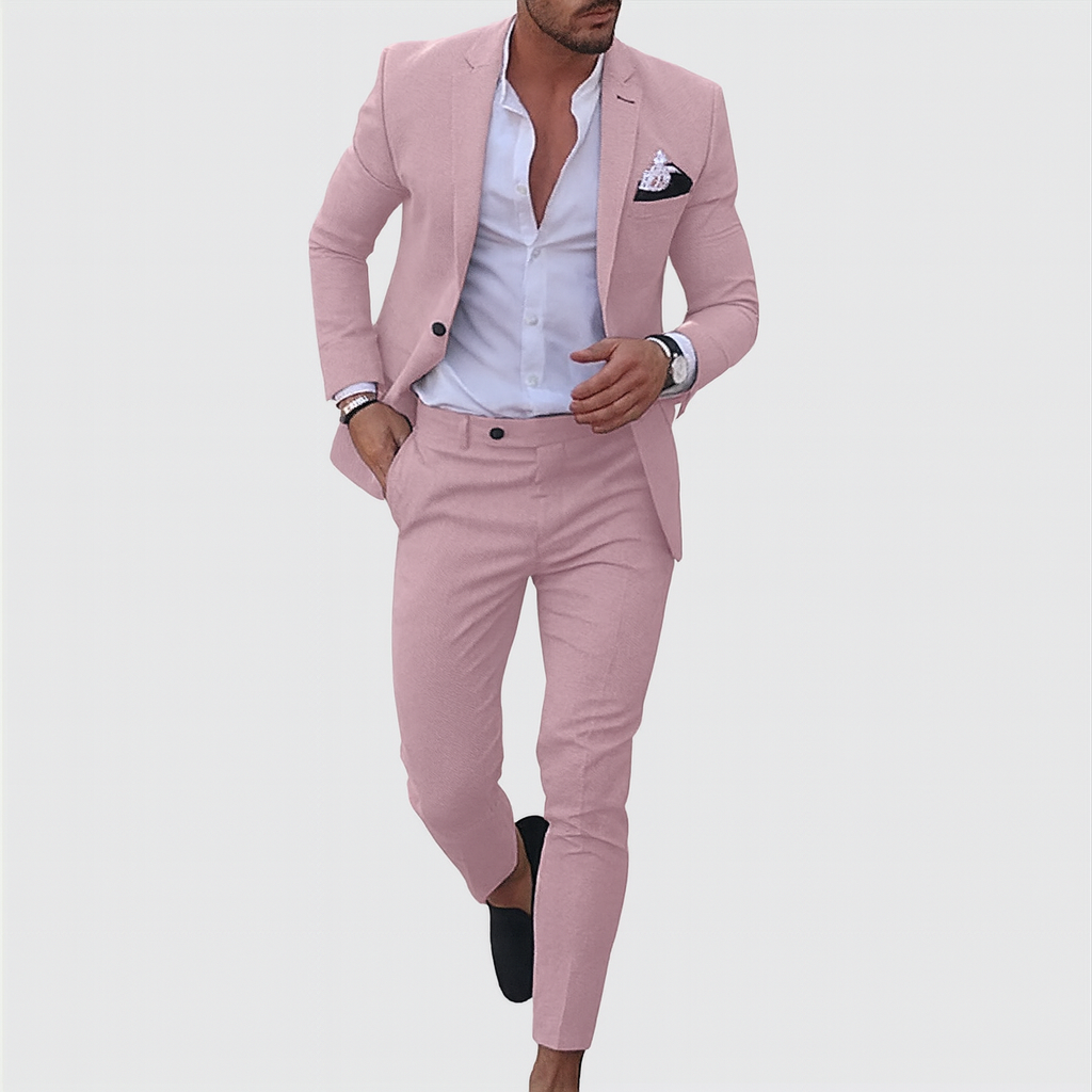 Linen Suit pink