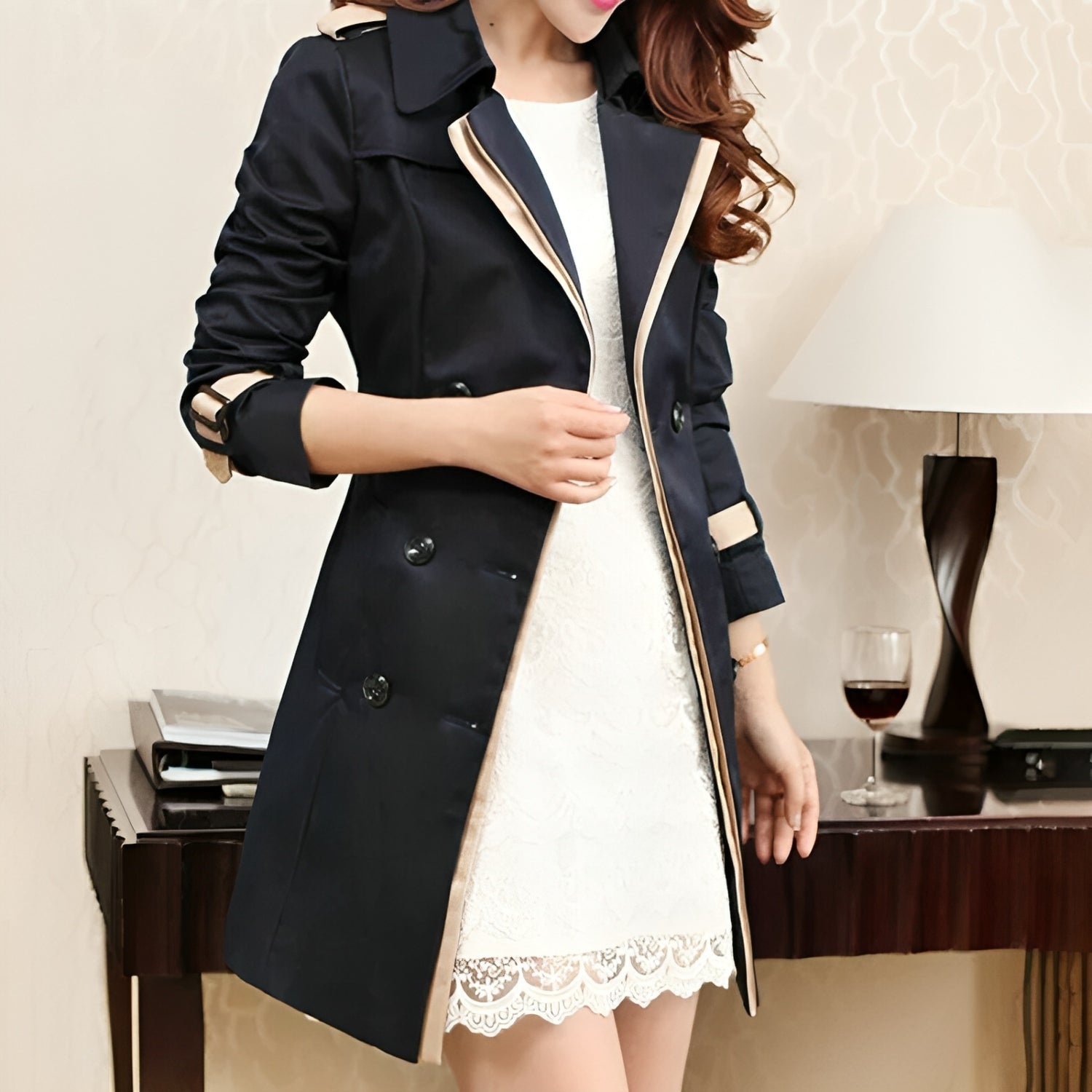 Finn | Oversized trench coat windbreaker