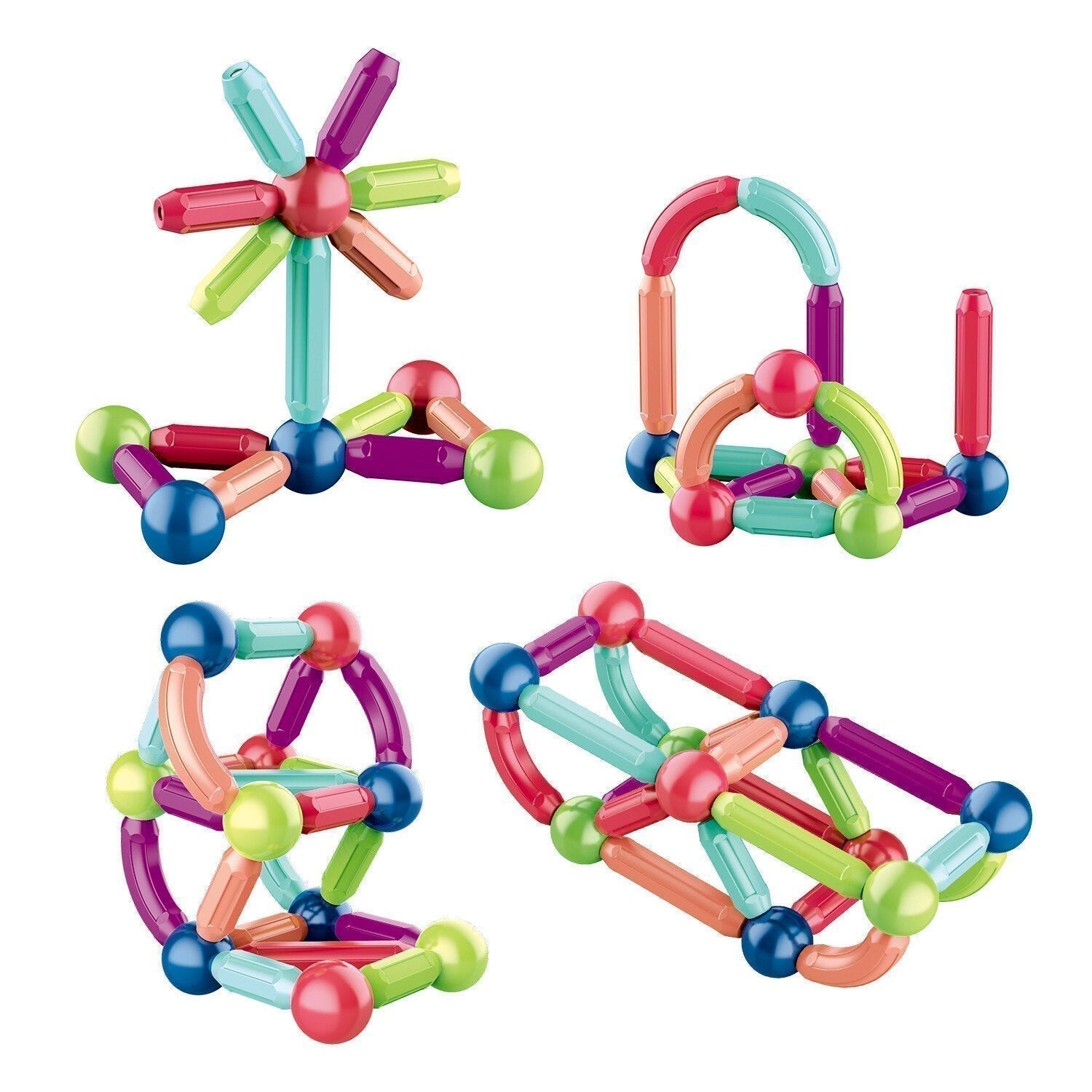 MagnaFun Blocks - Giocattoli magnetici per gioco creativo ed educativo