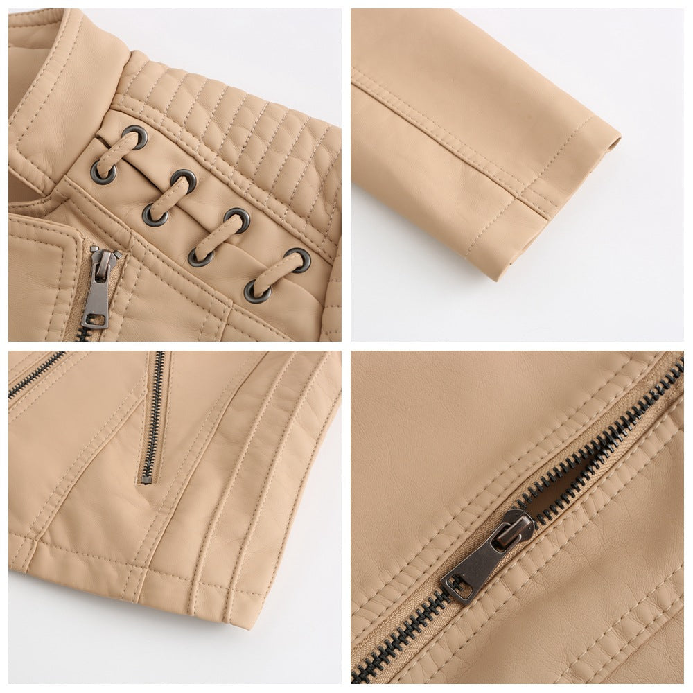 Lamb leather jacket