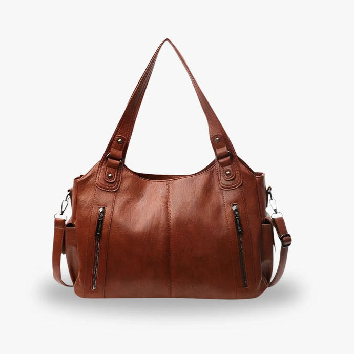 Aliona - School Bag With Shoulder Strap And Zipper Closure