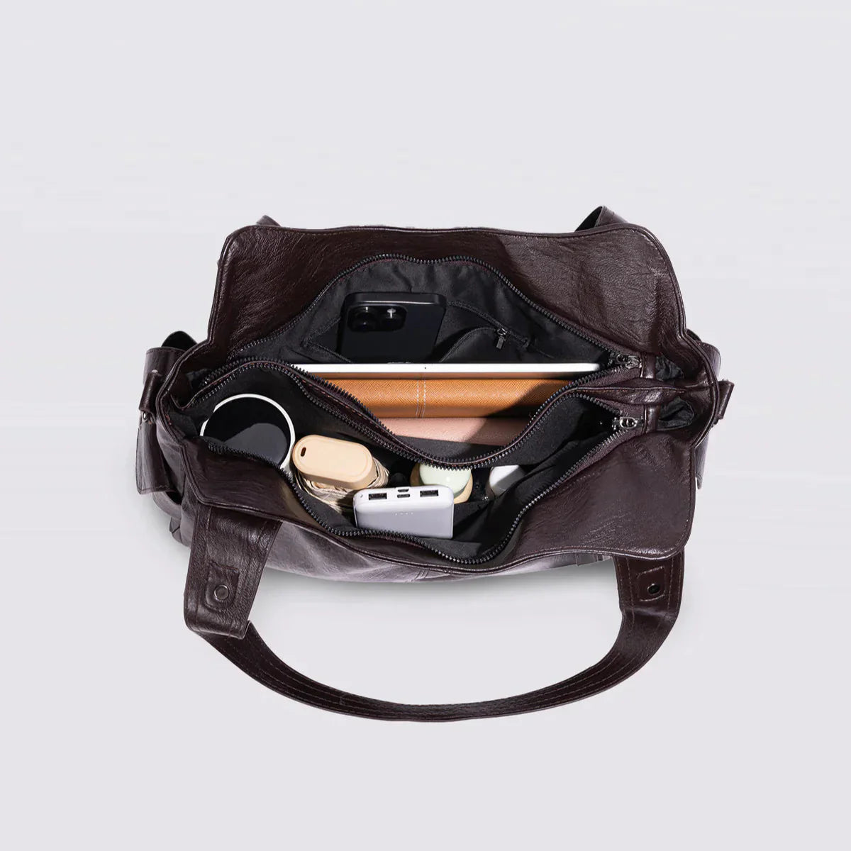 Aliona - School Bag With Shoulder Strap And Zipper Closure