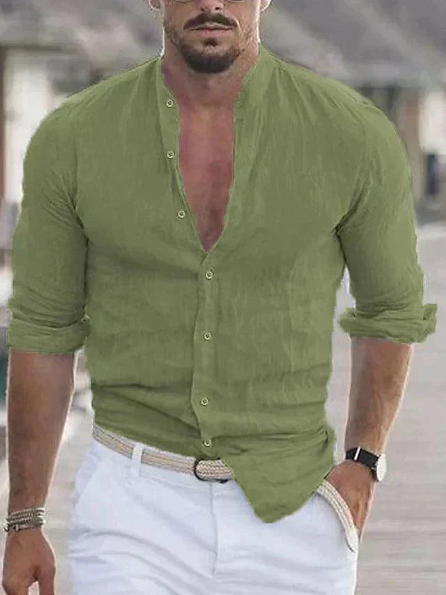 Men's linen shirt - lightweight and breathable for summer