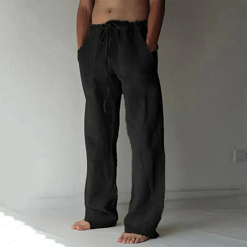 Arthur - Men's Wide Linen Pants