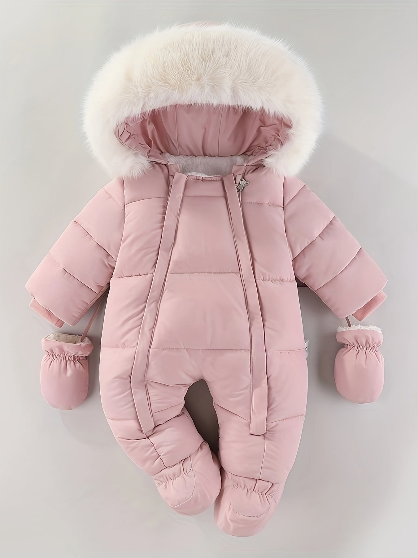 Tutina neonato Frosty - Tuta invernale di lusso con cappuccio per i mesi più freddi