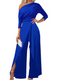 Anne | Women's Elegant Off-the-Shoulder Jumpsuit with Stylish Slit for Women
