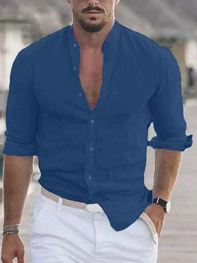 Men's linen shirt - lightweight and breathable for summer