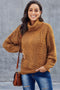 Patricia | Stylowy sweter z golfem dla kobiet z grubym plecionym wzorem