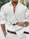 Men's shirt made from stretch jersey - modern comfort with a classic touch