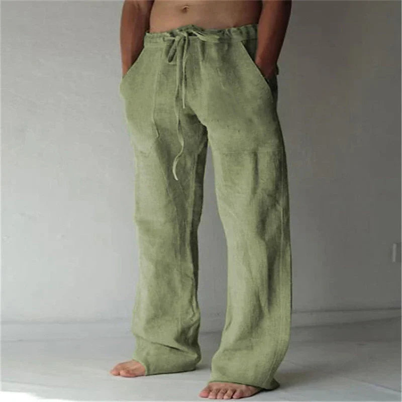 Arthur - Men's Wide Linen Pants