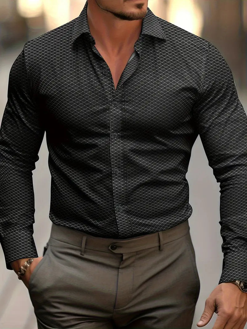 Rut-Jan | Chic Checked Shirt for Men with a Comfortable Fit