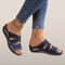 Bria - Comfort Slip-On Open Toe Wedge Sandals