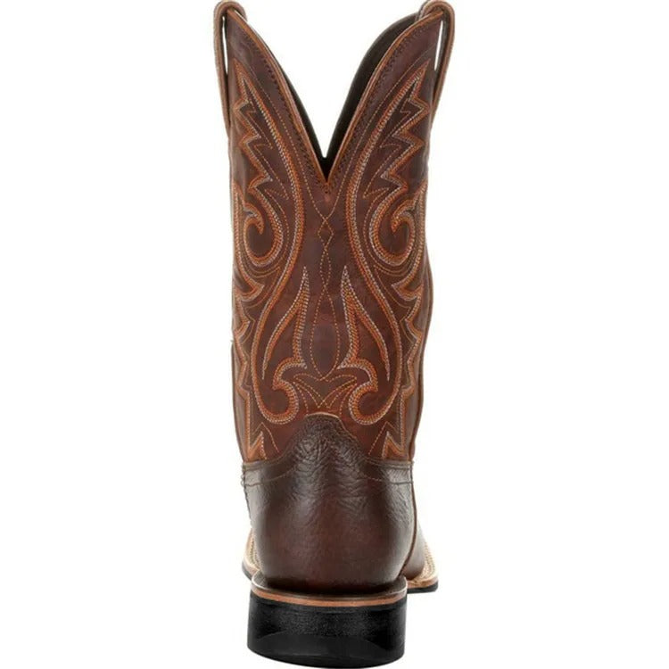 Embroidered Western Cowboy Boots for Men - Image 7
