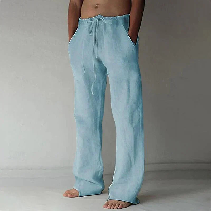 Arthur - Men's Wide Linen Pants